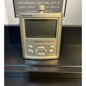 Excalibur Master Deluxe Cocktail Timer - Silver